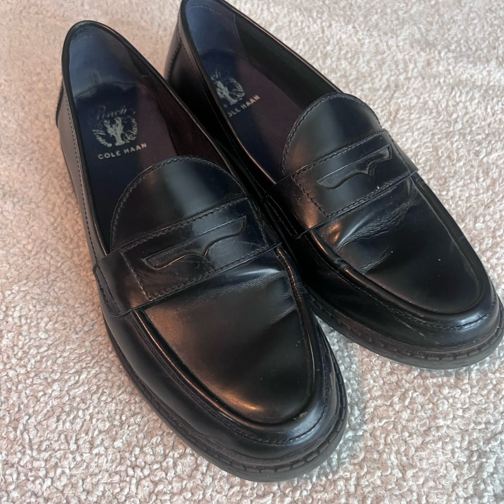 Cole Haan Women’s Classic Black Slip-On Loafers